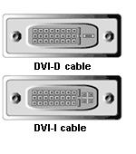 Digital Video Interface DVI connectors