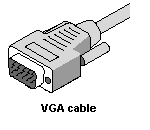 VGA computer connection
